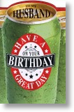 Cool Beer, Husband Birthday Card