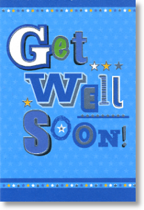 Silver and Blue, Get Well Card