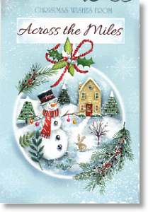 Bauble, Across the Miles Christmas Card