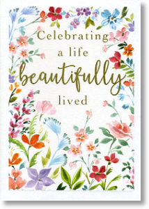 Beautifully Lived, Sympathy Card