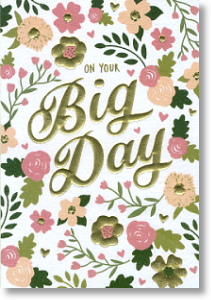 Big Day, Wedding Card