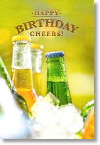 Birthday Cheers, Birthday Card for Him