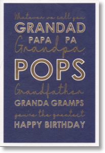 Brilliant Day, Grandad Birthday Card