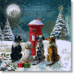 Christmas Post, Across the Miles Christmas Card