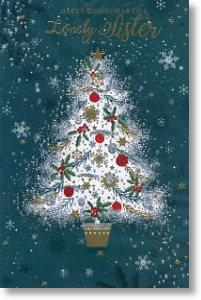 Christmas Tree, Sister Christmas Card