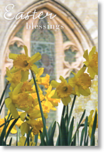 Church Window, Easter Card
