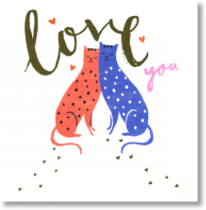 Purr-fect, Valentine's Day Card