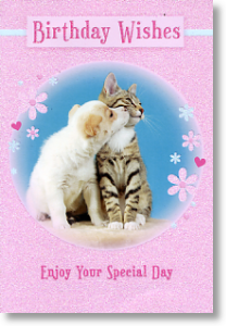 Furry Friends, Children's Birthday Card