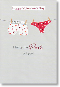 Fancy Pants, Funny Valentine's Day Card