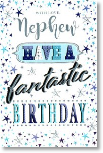 Fantastic, Nephew Birthday Card