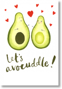 Let's Avocuddle, Funny Valentine's Day Card