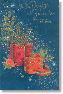 Gifts, Daughter & Son-in-law Christmas Card