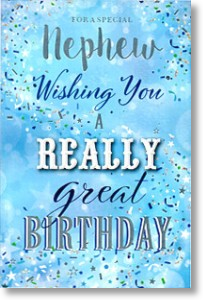 Great Birthday, Nephew Birthday Card