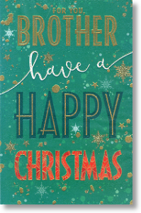 Happy Christmas, Brother Christmas Card