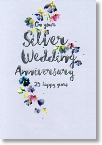Happy Years, 25th Anniversary Card