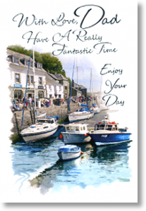 Harbour, Traditional Dad Birthday Card