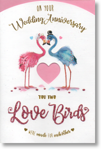 Love Birds, Anniversary Card