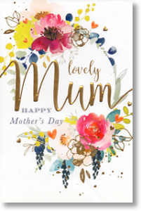 Lovely Mum, Mother's Day Card