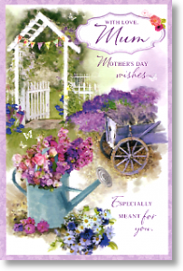 Garden Scene, Mum Mother's Day Card