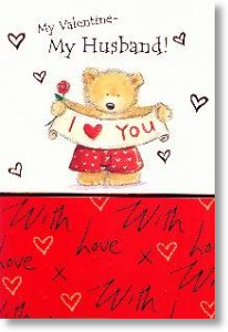 Banner, Husband Valentine's Day Card