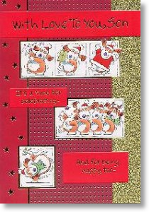A Son, Son Christmas Card