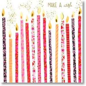 Make A Wish, Birthday Card for Her