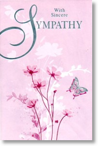 Many Thoughts, Sympathy Card
