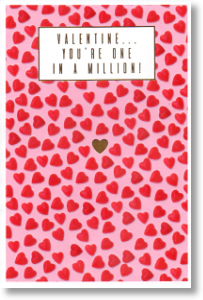 One in a Million, Valentine's Day Card