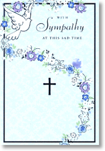 Peaceful Dove, Religious Sympathy Card