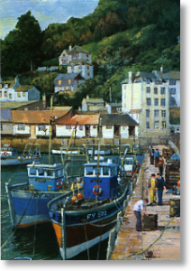 Polperro-Cornwall, Scenic Blank Card