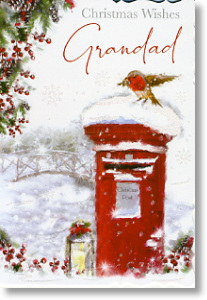 Postbox, Grandad Christmas Card