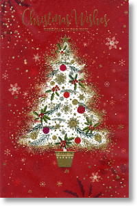 Red & Gold, Christmas Card