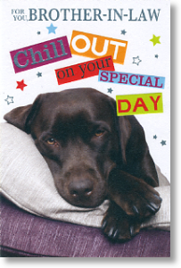 Chill Out, Brother-in-law Birthday Card