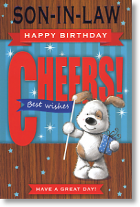 Cheers, Son-in-law Birthday Card