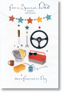Cars, Dad Birthday Card