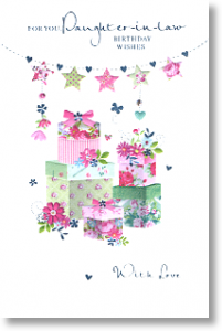 Bunting, Daughter-in-law Birthday Card
