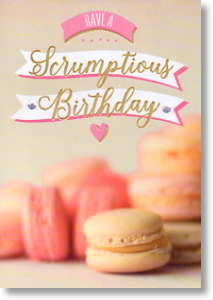 Scrumptious, Birthday Card for Her