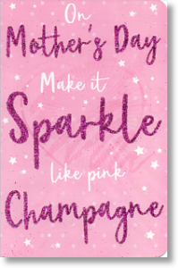 Sparkle, Mother's Day Card