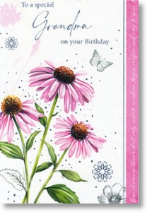 Special Grandma, Floral Grandma Birthday Card