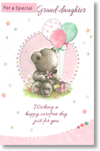 Special, Granddaughter Birthday Card