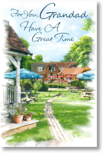 Summer Lawn, Grandad Birthday Card