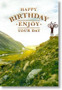 The Summit, Scenic Birthday card for him