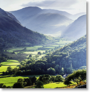 Thorneythwaite Farm, Scenic Blank Card