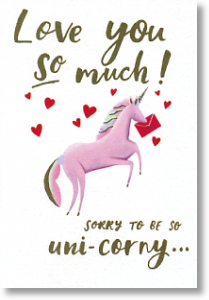 Uni-Corny, General Valentine's Day Card