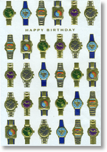 Watches, Birthday Card for Him