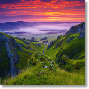 Winnats Pass, Scenic Blank Card