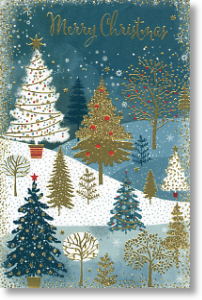 Winter Trees, Christmas Card