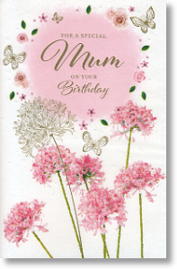 With Love, Floral Mum Birthday Card