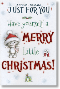 Merry Little Christmas, Cute General Christmas Card