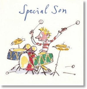 Drumkit, Son Birthday Card